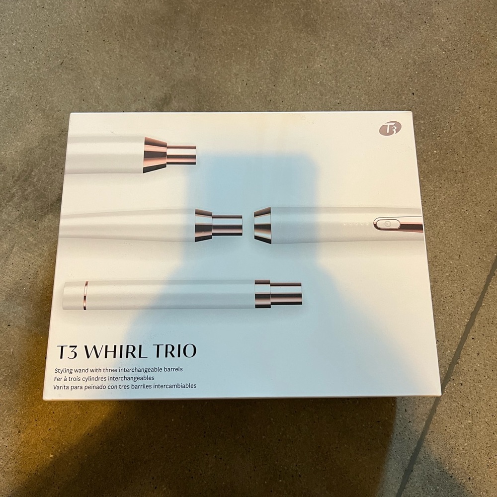 Brand new in Box T3 Whirl Trio Interchangeable Styling Wand